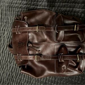Leather Beretta backpack